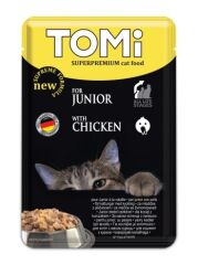 Tomi Yavru Kedi Kümes Hayvanlı Pouch Mama 100gr