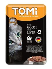 Tomi Kedi Kaz & Ciğer Pouch Mama 100gr