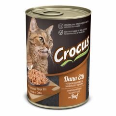 Crocus Yetişkin Kedi Dana Etli Yaş Mama 400g